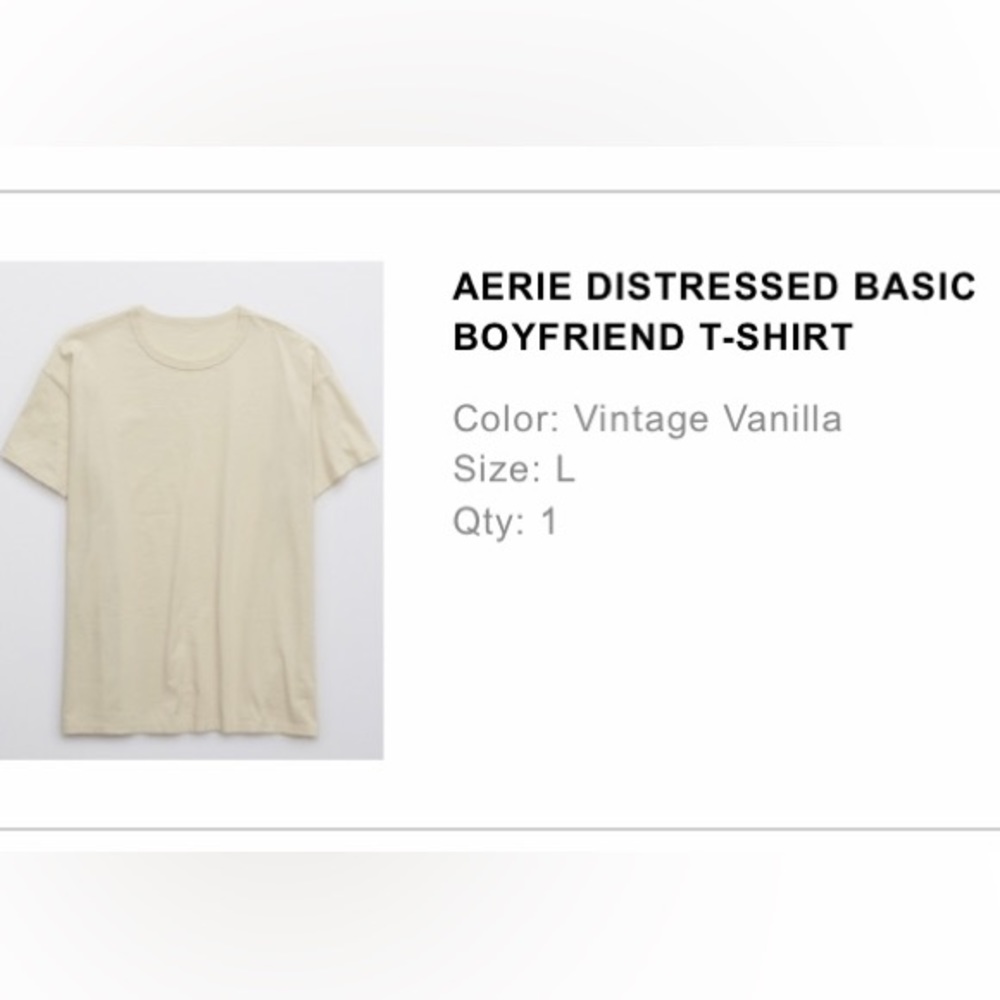 Aerie oversized crew tee. Worn once